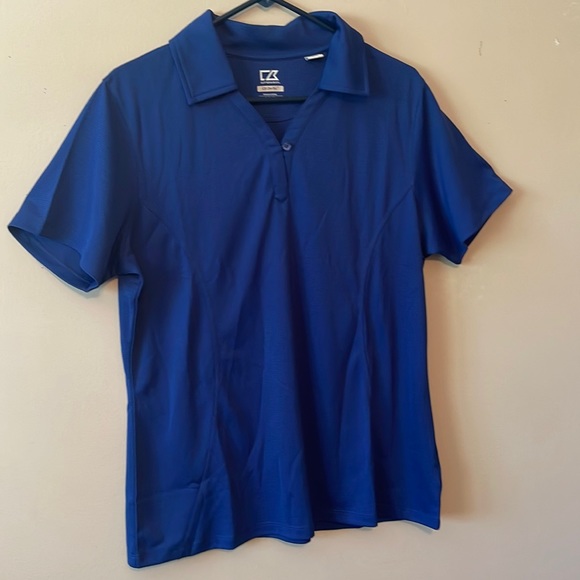 Cutter & Buck Tops Cutter Buck Cb Drytec Golf Polo Shirt Royal Blue